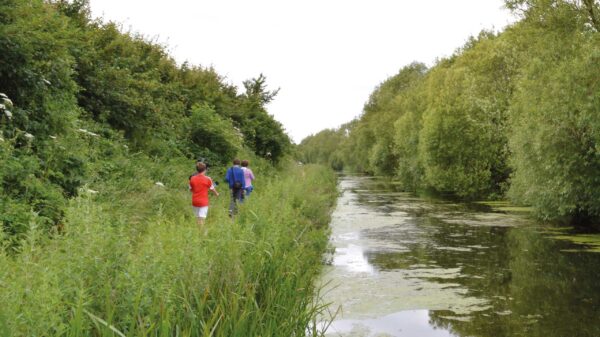 Towpath users on the Chichester Canal