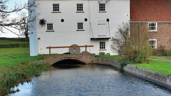 The Alvingham watermill on the Louth Navigation