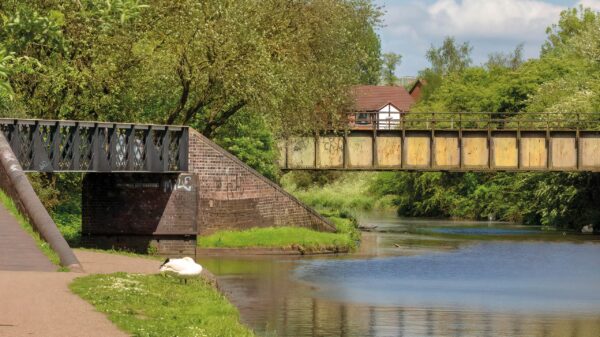 Junction bridge at Brockmoor on the Stourbridge Canal.