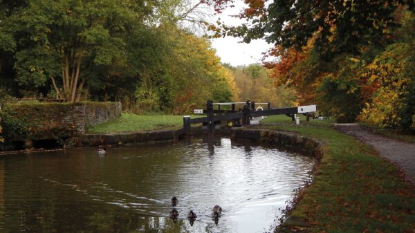Marple Locks on the Ashton Canal