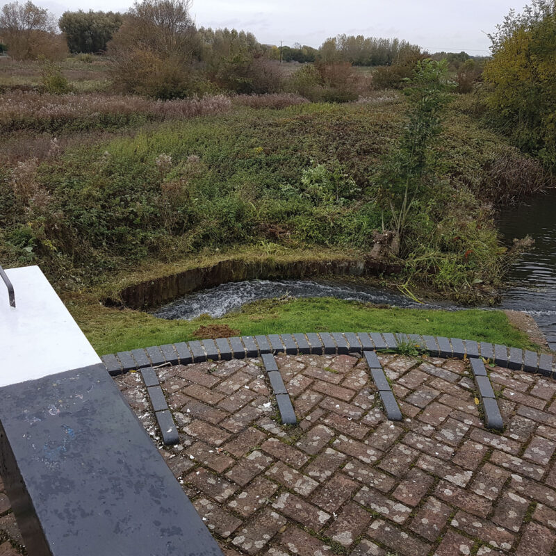 Cleared bypass channel on the Northampton Arm