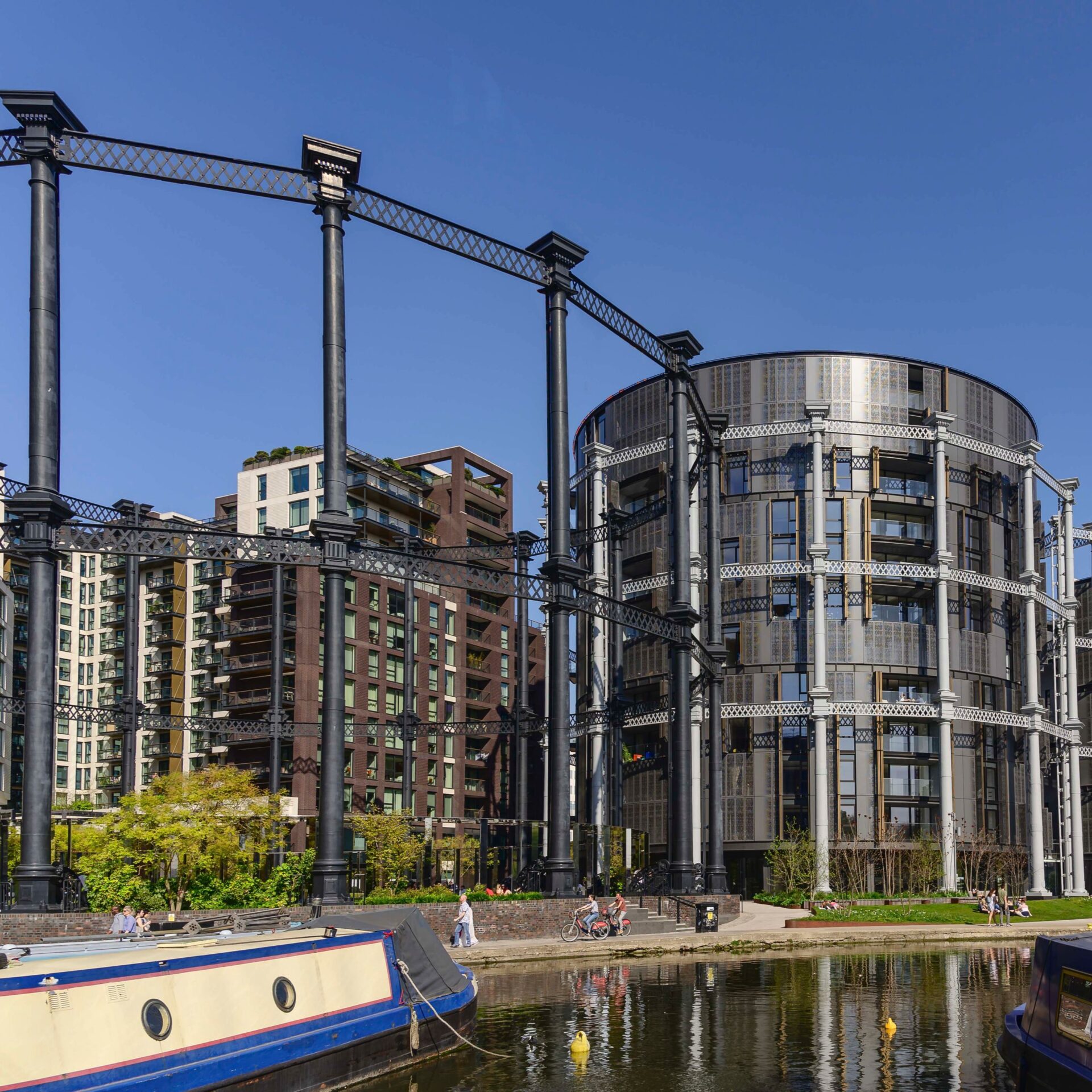 gasholder development, Regent's Canal