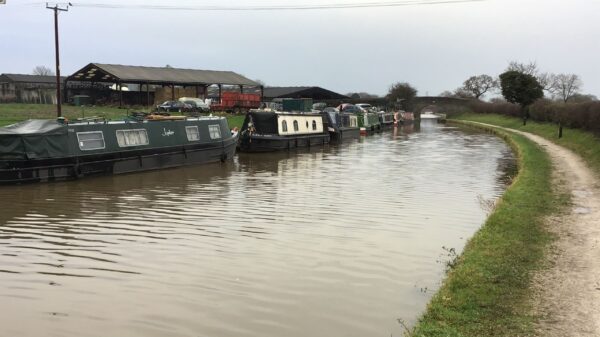 Moored boats, Middlewich Branch