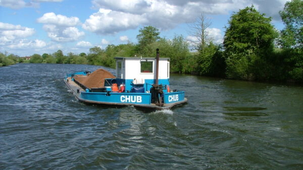 freight on the River Severn