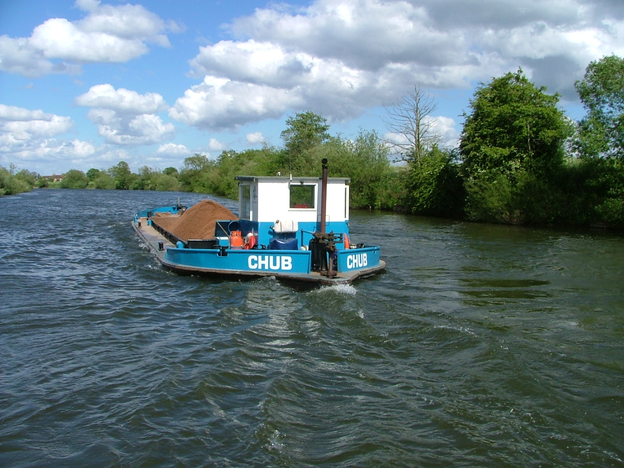 freight on the River Severn