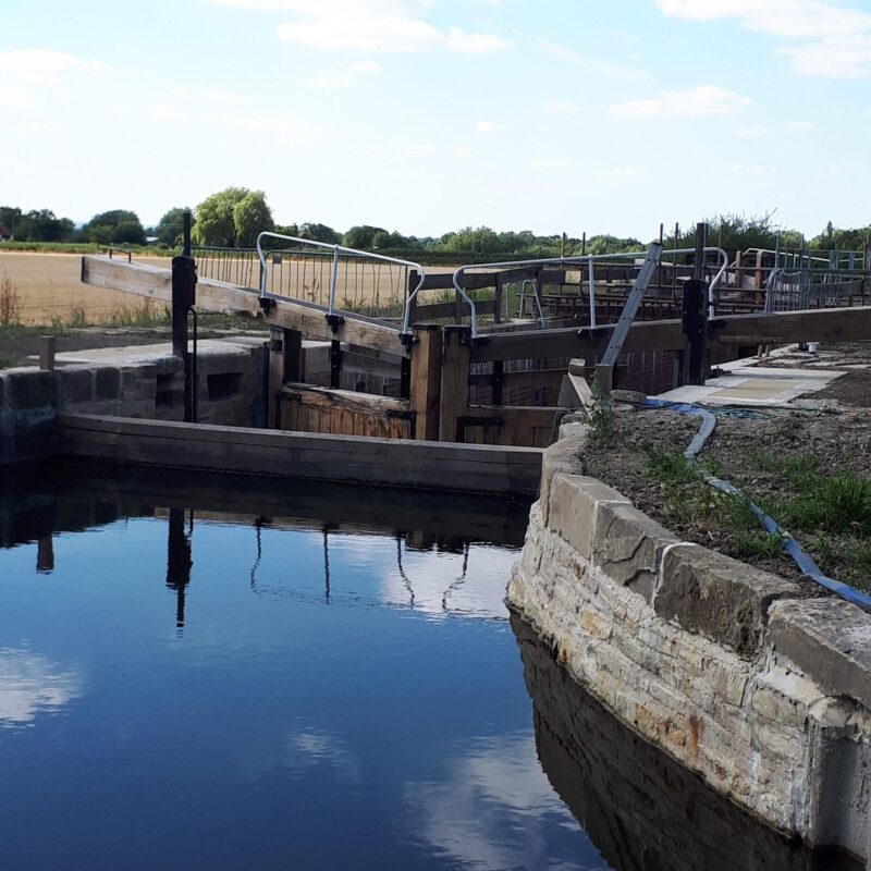 Grantham Canal lock