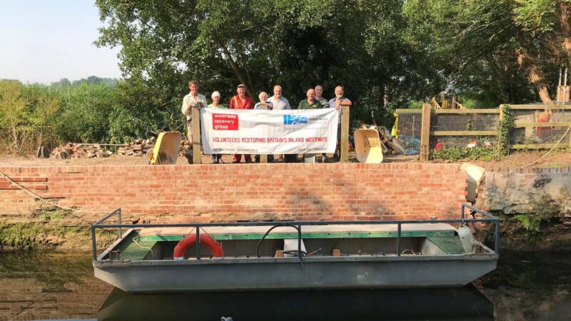 WRG Canal Camp Volunteers at Geldeston Lock