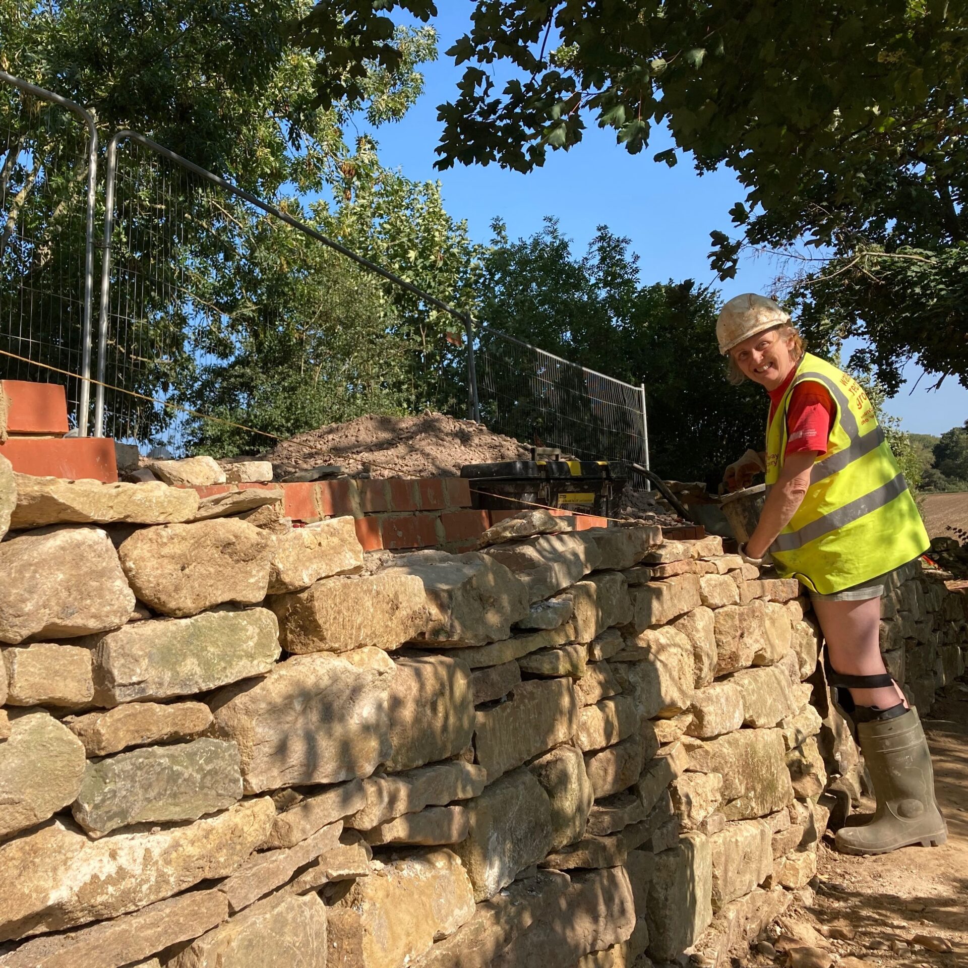 Volunteer Stone Walling