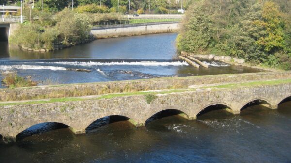 Aberdulais Aqueduct before the damage