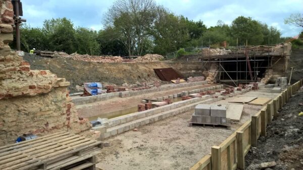 Site visit to the Grantham Canal restoration