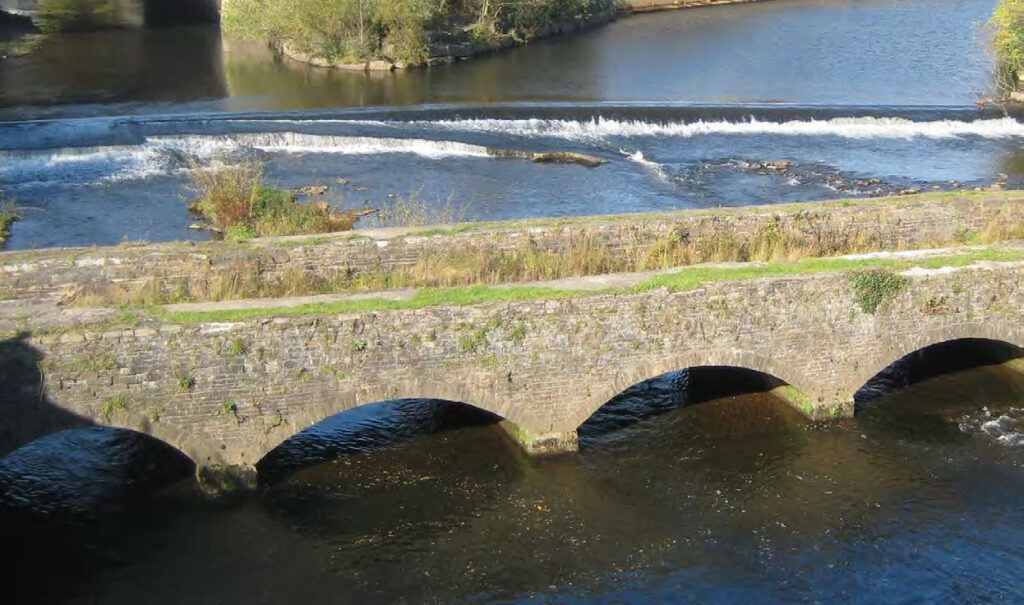 Aberdulais Aqueduct waterways heritage at risk from climate change
