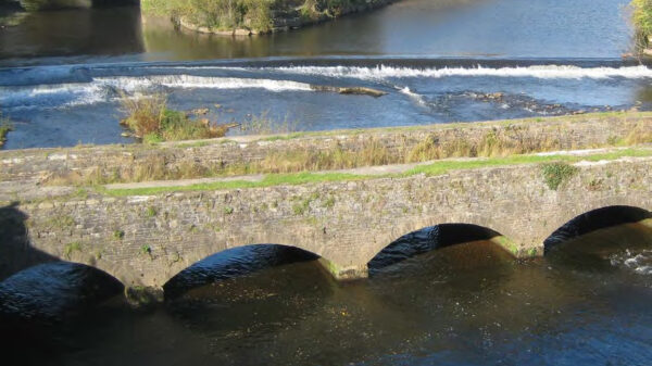 Aberdulais Aqueduct waterways heritage at risk from climate change