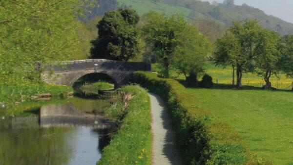 Berriew lock on the Montgomery Canal by Paul Hamer.
