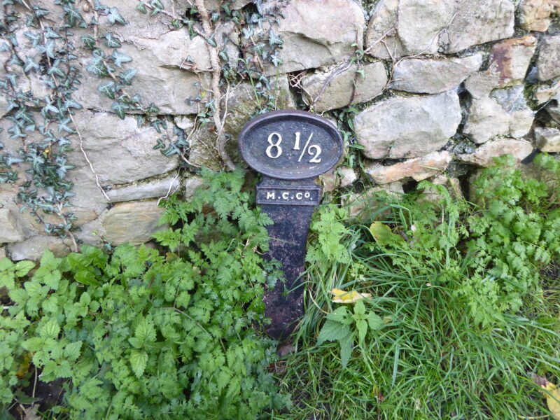 Milepost, Monmouthshire Canal