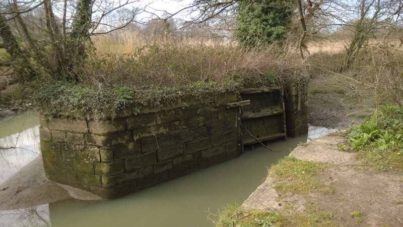 Sea lock on the Stover Canal near Newton Abbot