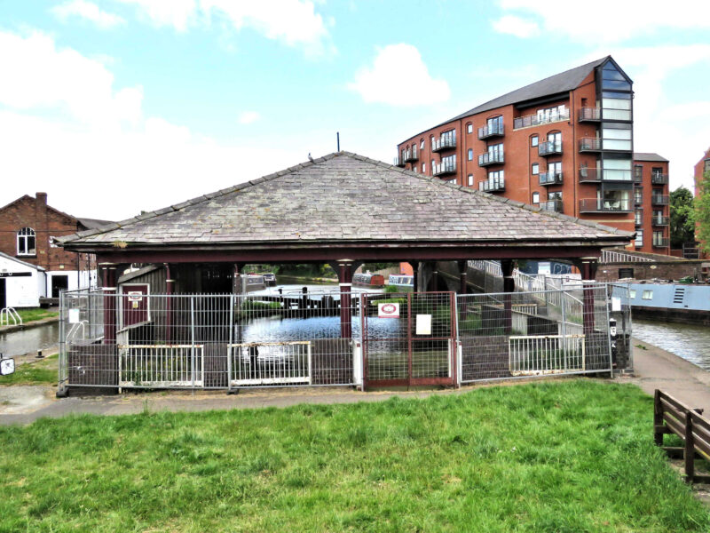 The graving dock at the end of Chester basin