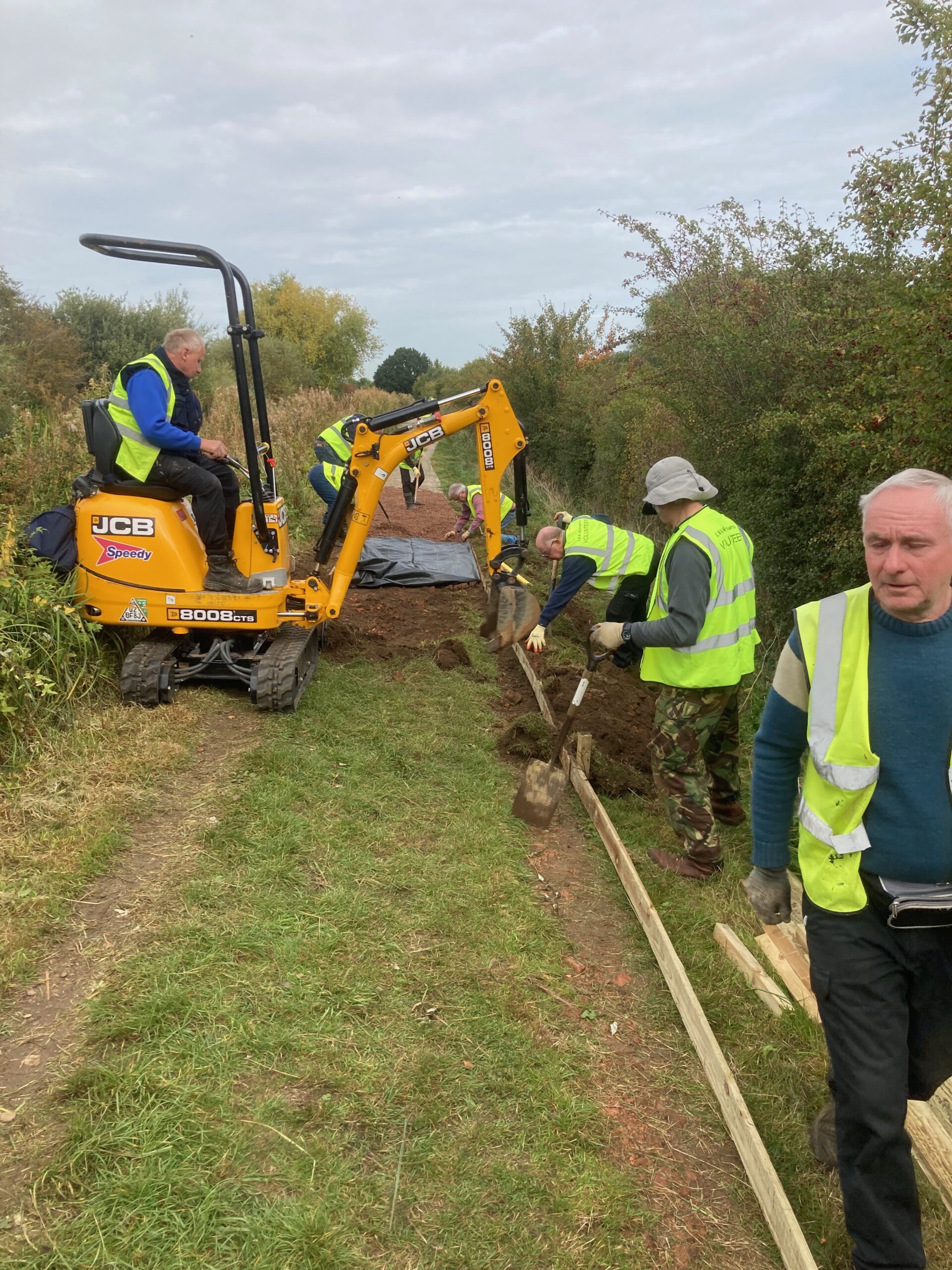 Wootton Brook Towpath upgrade