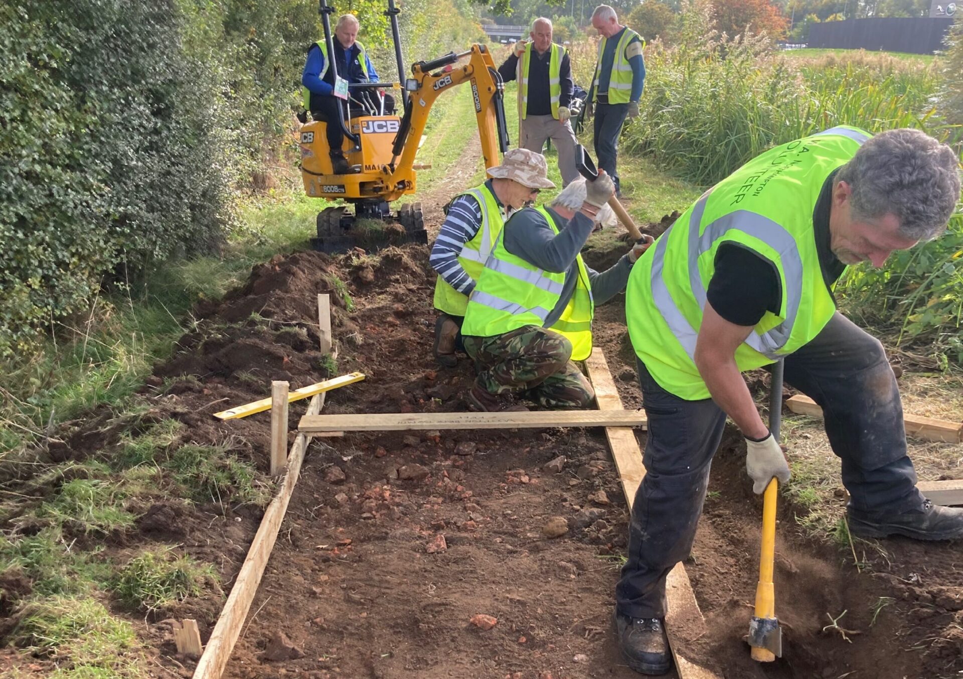 Laying Base for Towpath
