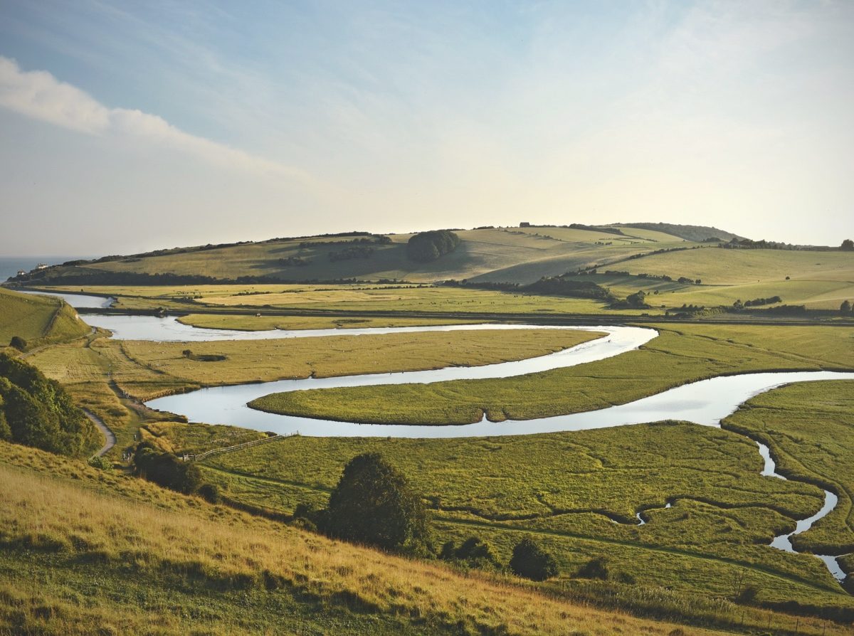 A view of the Cuckmere valley