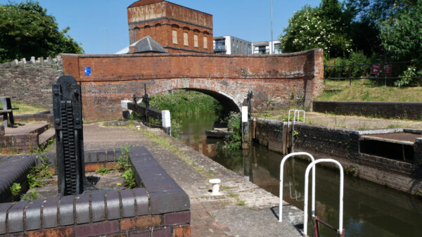 Firepool Lock, Taunton, which is featured in the draft Taunton Waterways Strategy. (Photo: Gordon McKerrow)