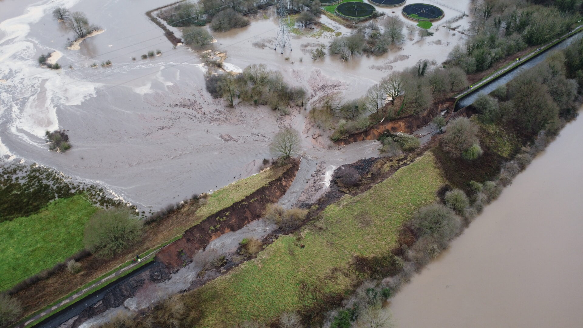 IWA concern at collapse of the Bridgewater Canal embankment The