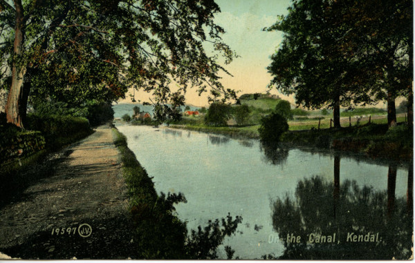 canal at Kendal c1900s