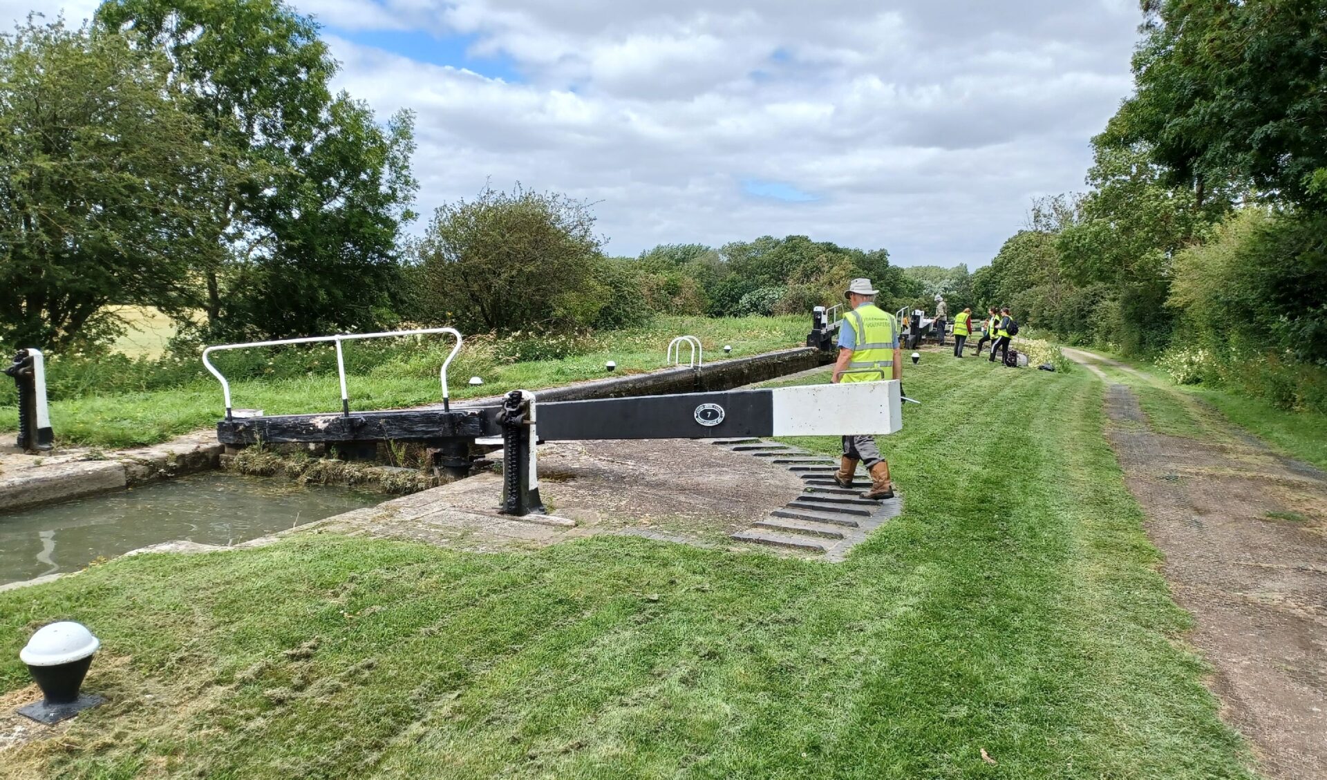Spring maintenance at Lock 7